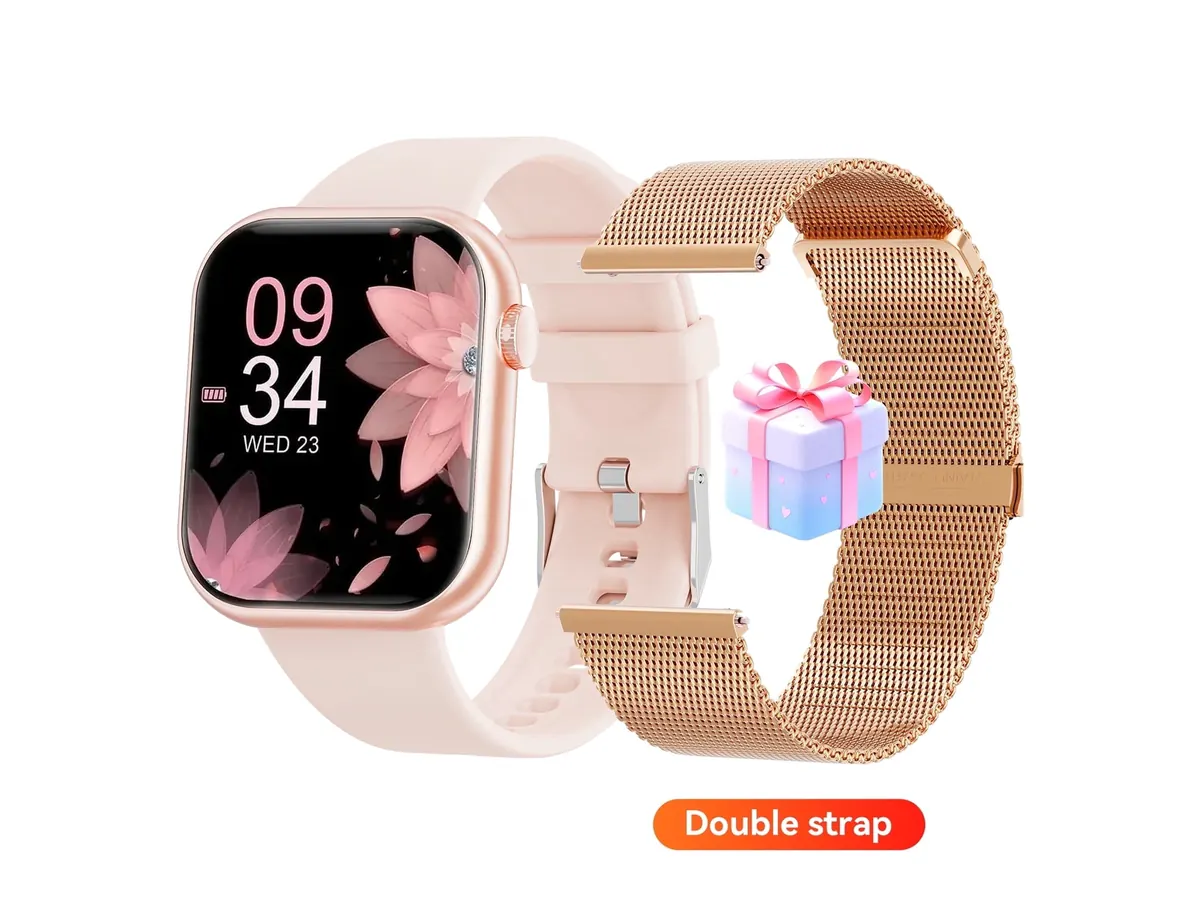 Mingdaln 1.85-inch 120-Sport Dual-Strap Smart Watch