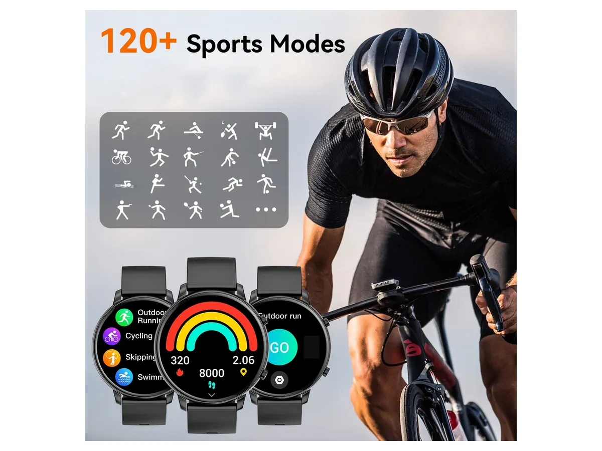 Activity Tracking with the Mingdaln 1.39-inch Men's Smart Watch