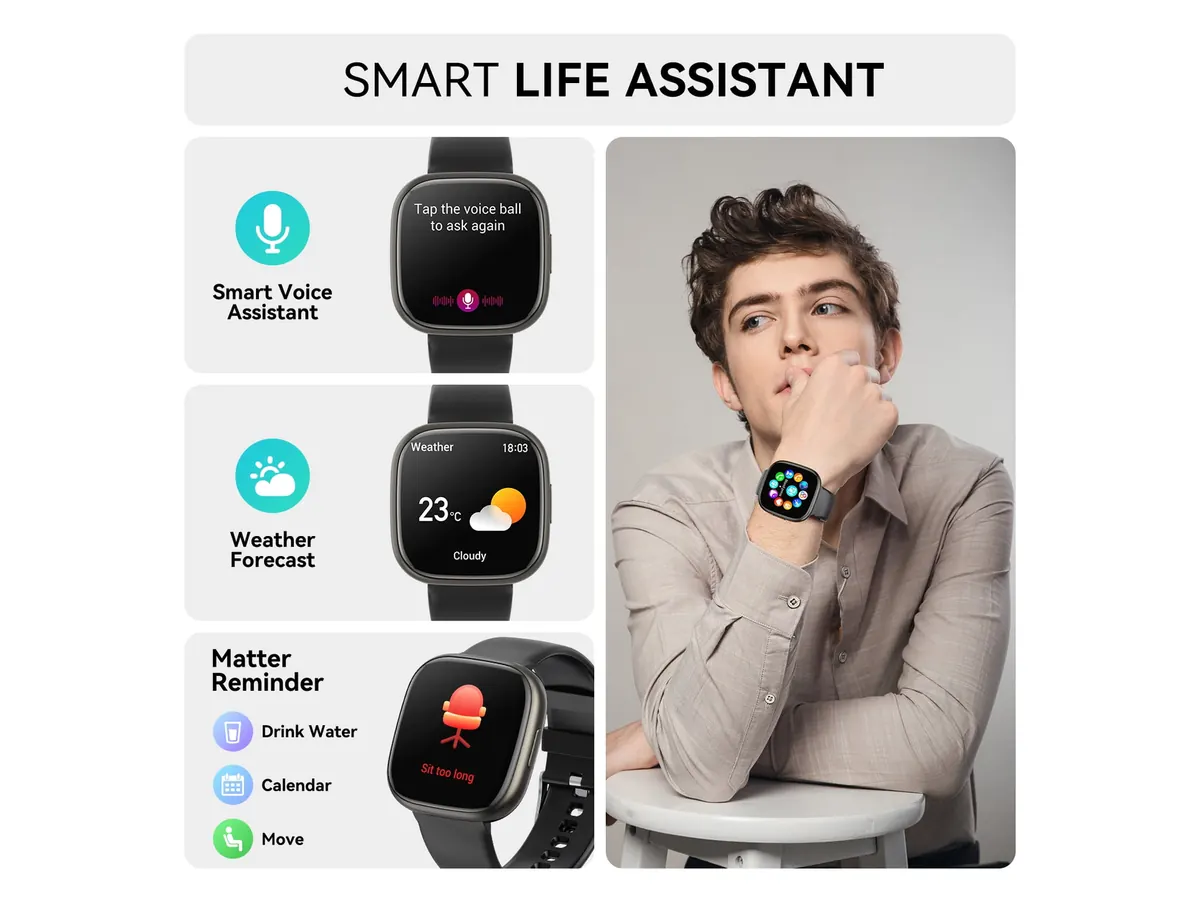 Mingdaln 1.72-inch Alloy Smart Watch detail view 6