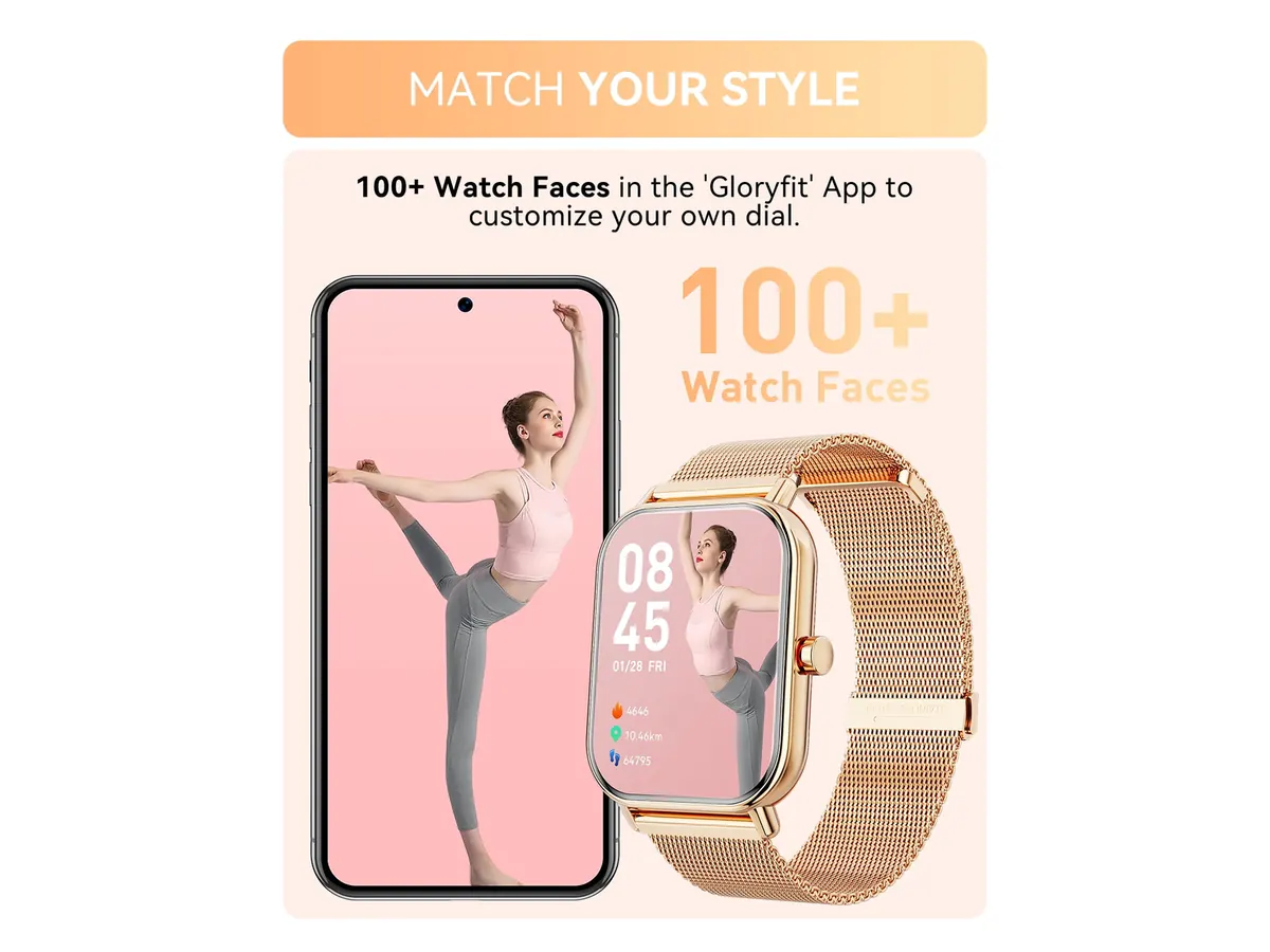Band Options for the Mingdaln 1.85-inch Dual-Strap Smart Watch