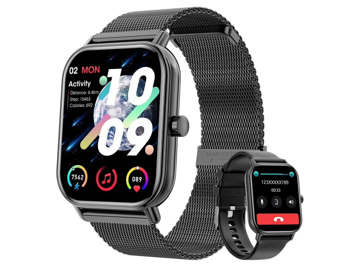 Mingdaln 1.85-inch Dual-Strap Smart Watch detail view 1