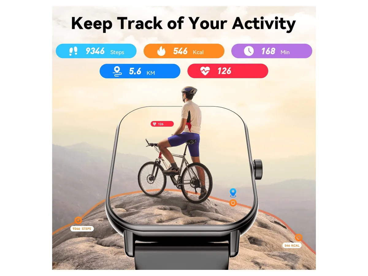 Mingdaln 1.85-inch Dual-Strap Smart Watch — product detail 3