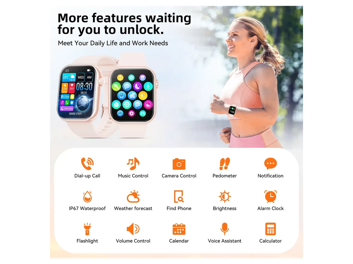 Mingdaln 1.85-inch HD Smart Watch detail view 6