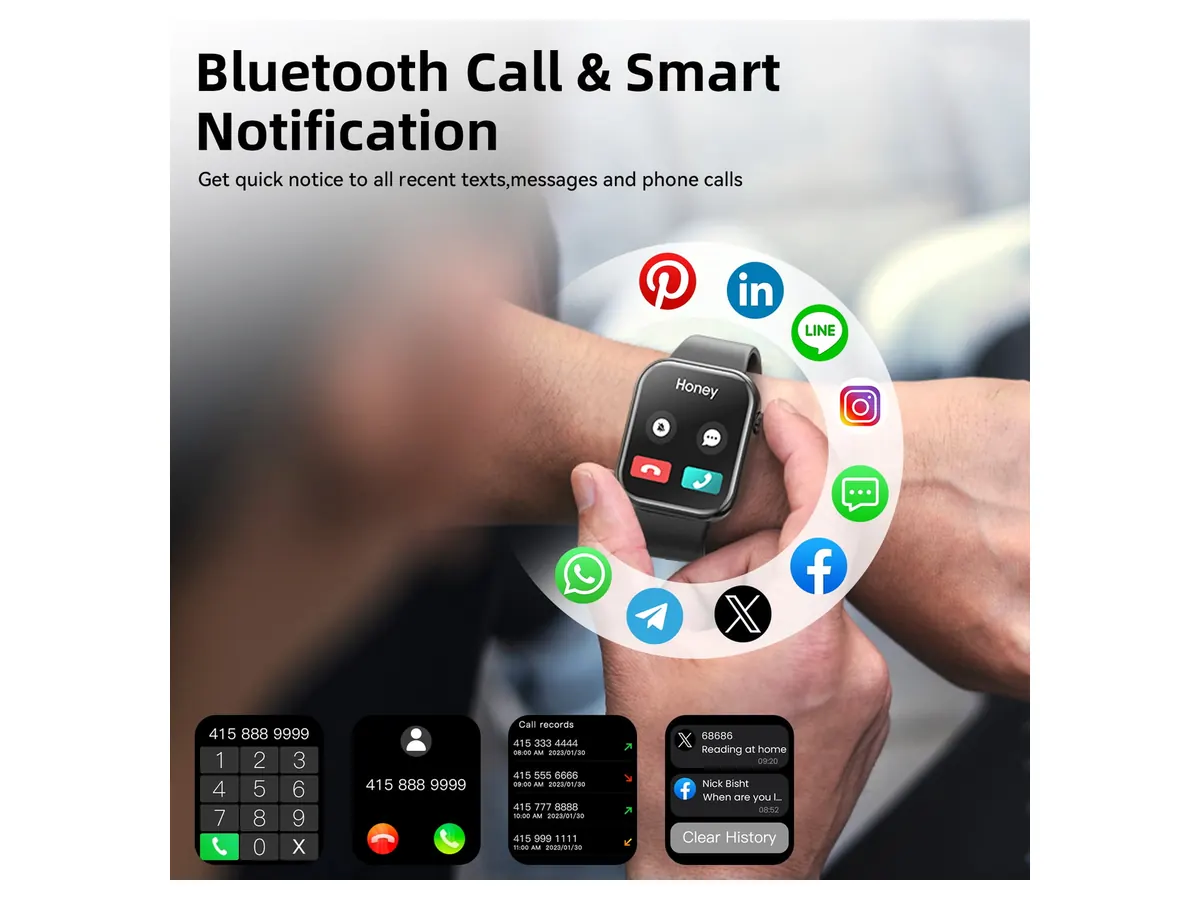 Mingdaln 1.85-inch HD Smart Watch detail view 6