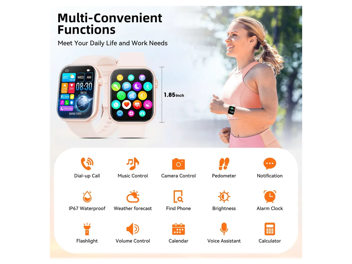 Mingdaln 1.85-inch HD Smart Watch detail view 6