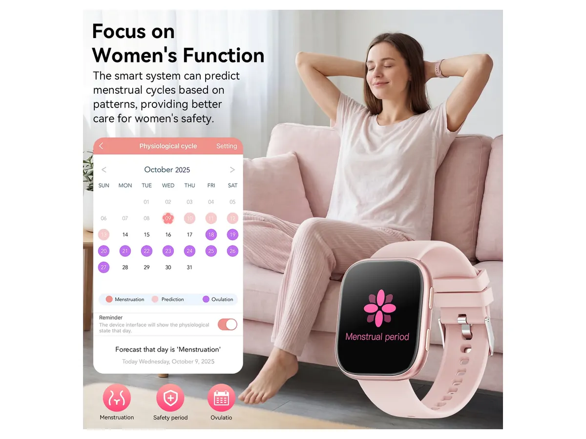 Activity Tracking with the Mingdaln 1.85-inch AMOLED 7-Band Smart Watch