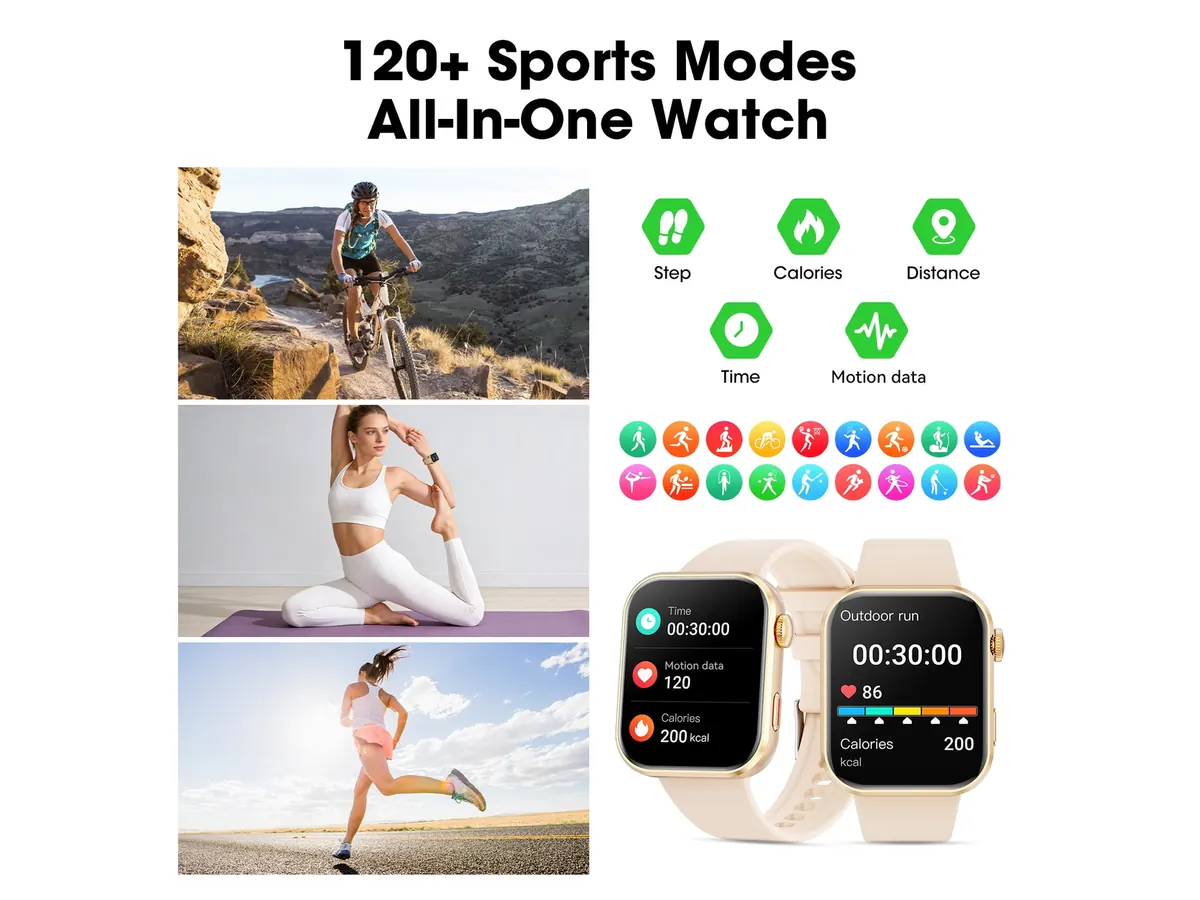 Activity Tracking with the Mingdaln 1.93-inch Metal-Body Fitness Smart Watch