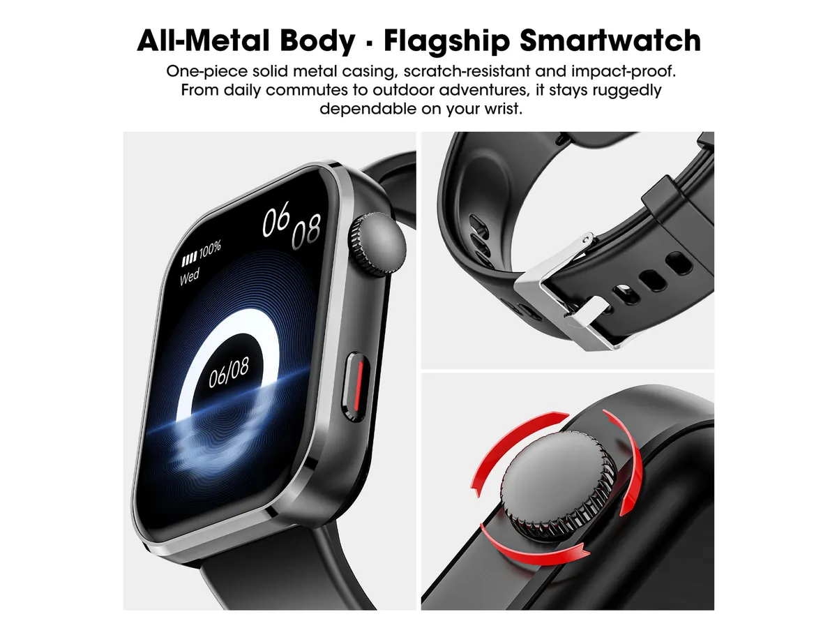 Mingdaln 1.93-inch Metal-Body Fitness Smart Watch detail view 2