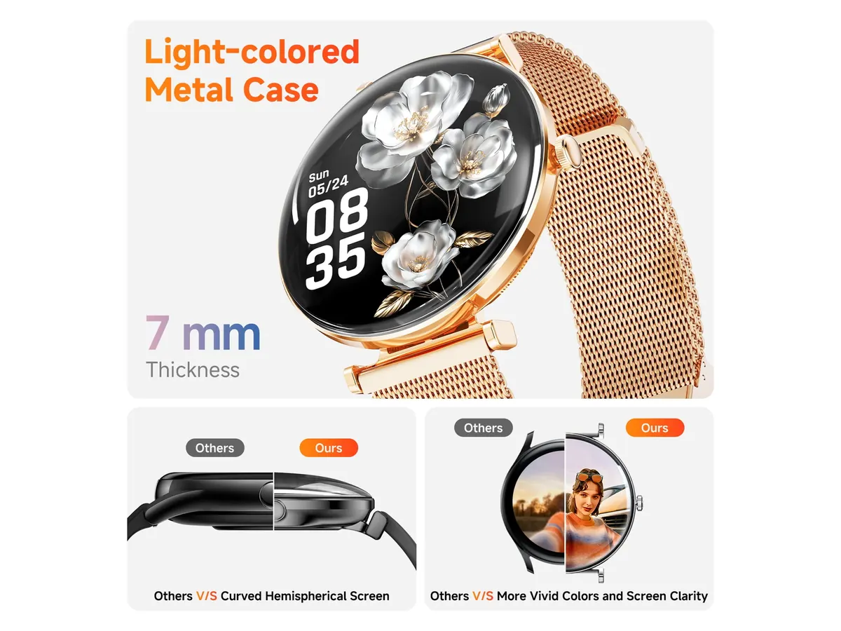 Band Options for the Mingdaln 42MM AMOLED Women's Smart Watch