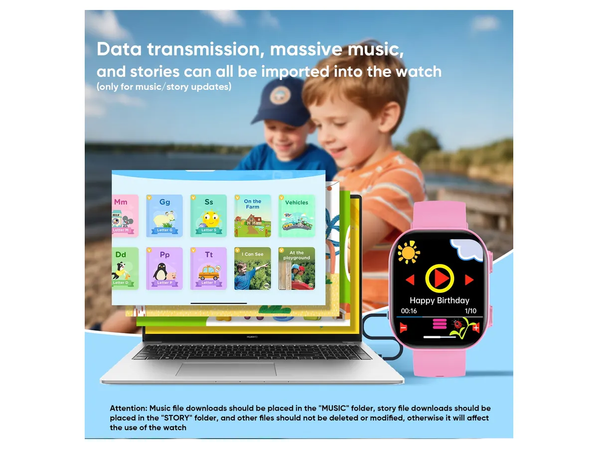 Music Functions on the Mingdaln Kids Smart Watch