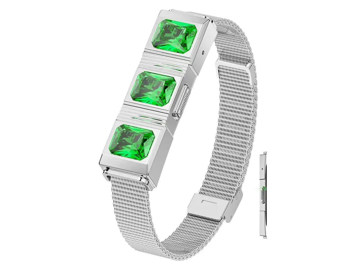 Display and Everyday Controls on the Mingdaln Dual-Strap Smart Bracelet