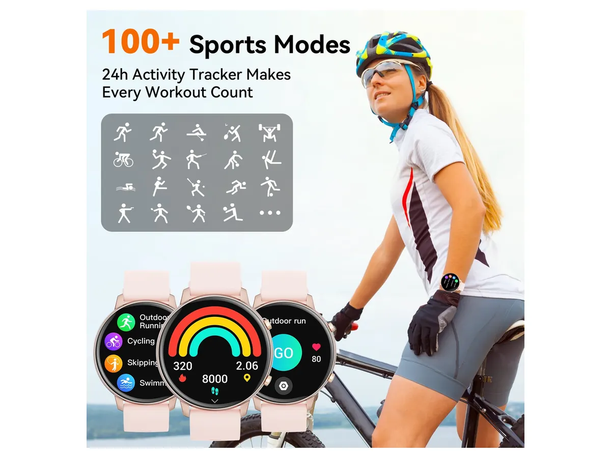 Activity Tracking with the Mingdaln Women Smart Watch 45MM
